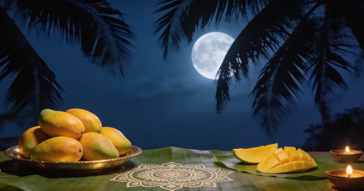 Mangofest unter dem Vaikasi-Mond — Ein tamilischer Abend