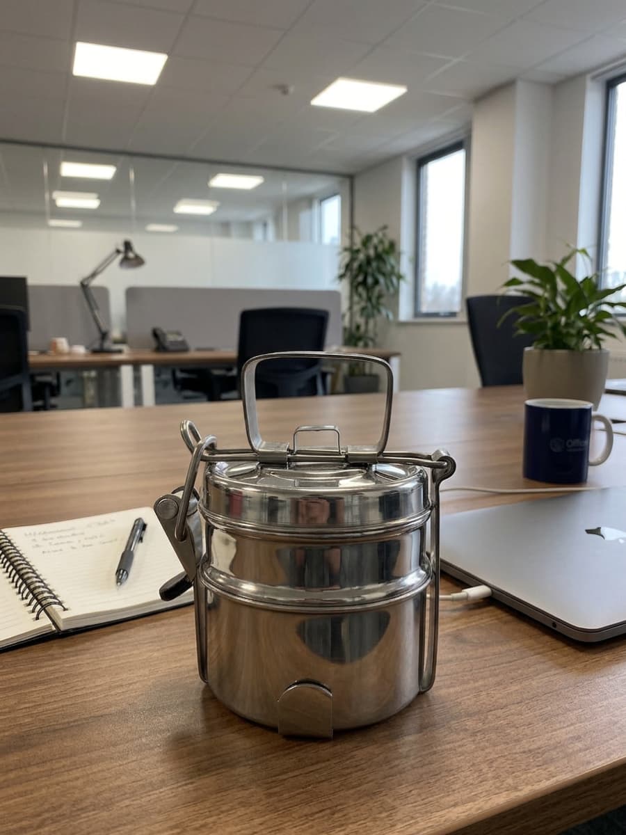 Tiffinbox in Aktion