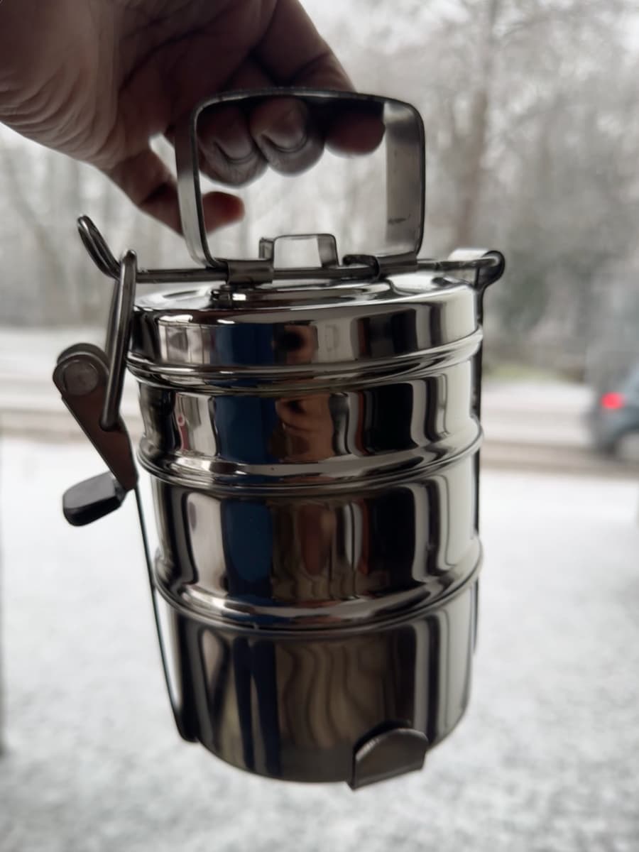 Tiffinbox in Aktion